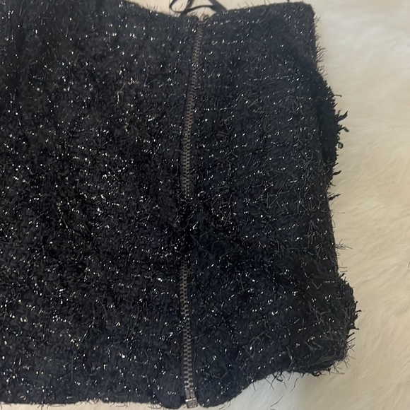 ZARA Limited Edition Black Sparkly Bustier. - Picture 11 of 12